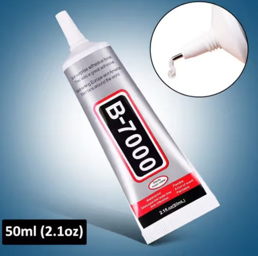 B7000 glue in 50ml with micro tips for precise work