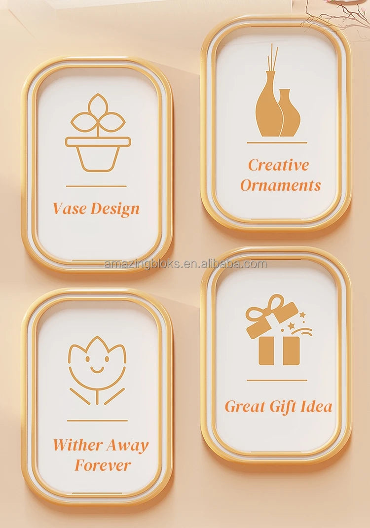 MJI 13066 Rose Flowers Bouquet Building Block