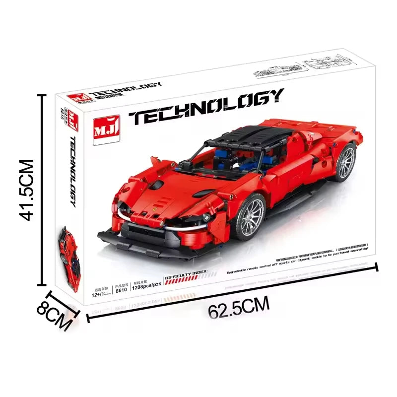 High Tech Racing Car Model Building Blocks - MJI 8610A