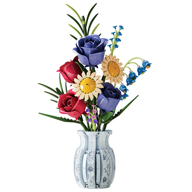 MJI 13067 BUNCH OF FLOWERS Blue-And-White Porcelain Creator Expert