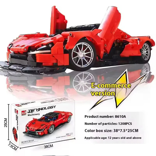 High Tech Racing Car Model Building Blocks - MJI 8610A