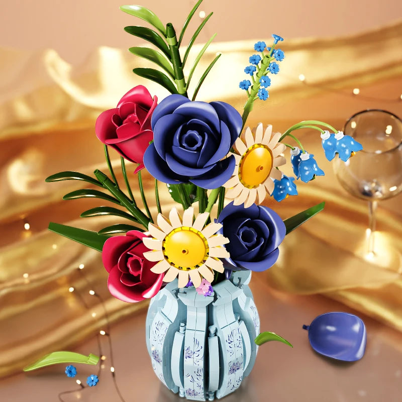 MJI 13067 BUNCH OF FLOWERS Blue-And-White Porcelain Creator Expert