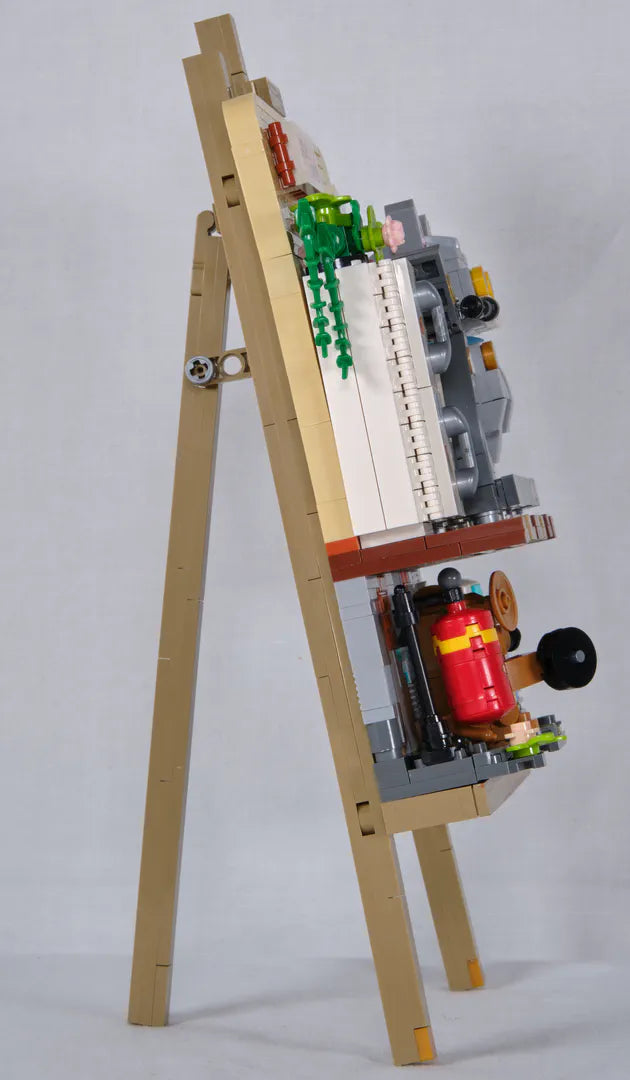 LOZ 1387 3D painting "Cat and Mouse" building Block