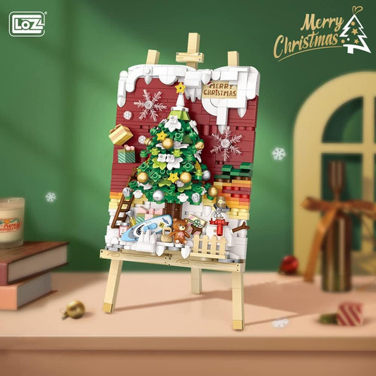LOZ 1283 Christmas Diorama: Christmas Tree