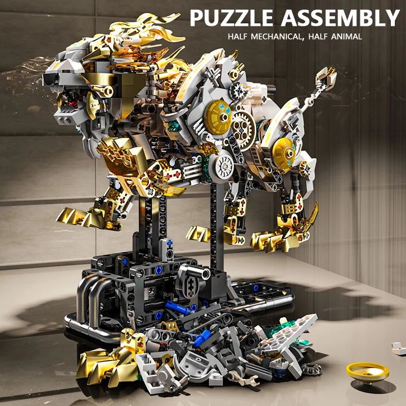 MJI 13090 Lion Semi Mechanical Lion 1077pcs