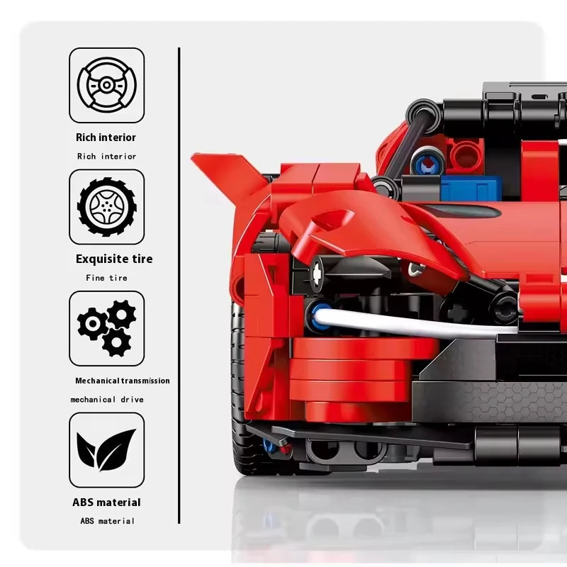 High Tech Racing Car Model Building Blocks - MJI 8610A
