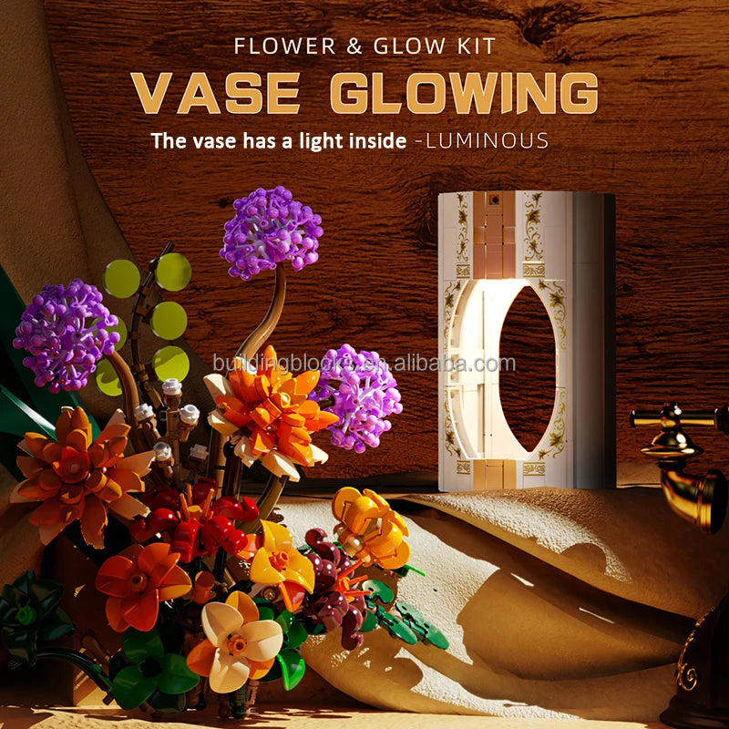 MJI 13037 - Luminous Vase Set