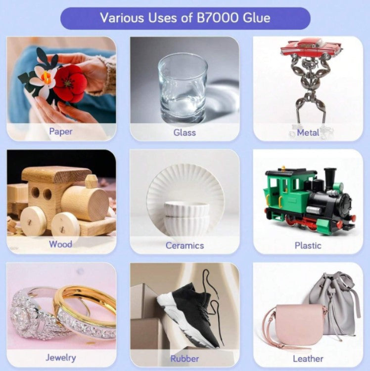 B7000 glue in 50ml with micro tips for precise work
