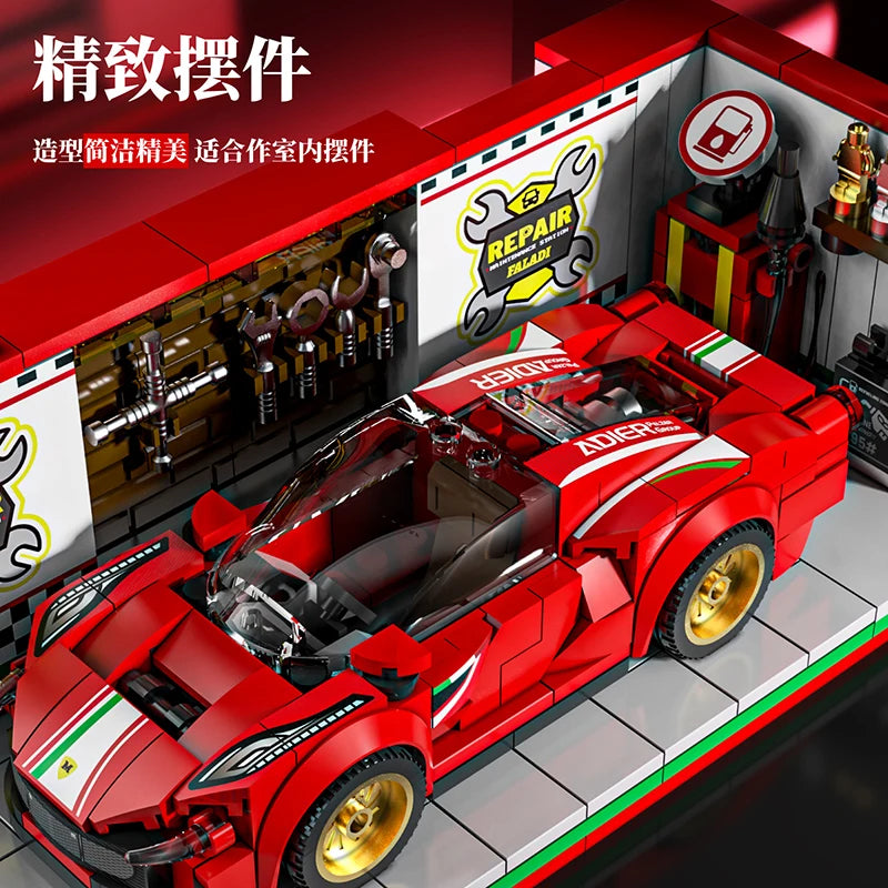 Speed Champions Series Racing Sports Vehiclea Technique Car Supercar - MJI 13082