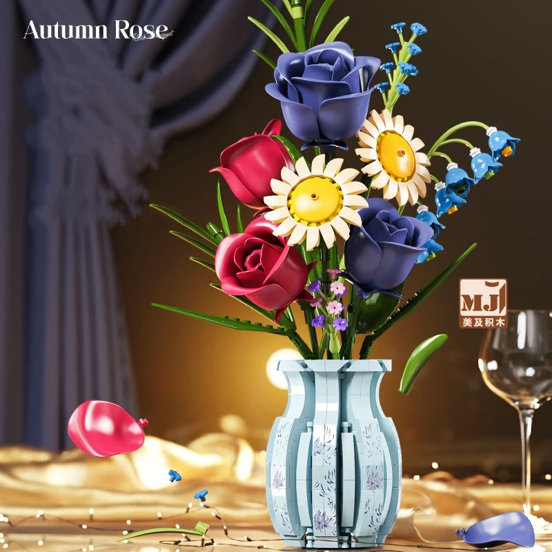 MJI 13067 BUNCH OF FLOWERS Blue-And-White Porcelain Creator Expert