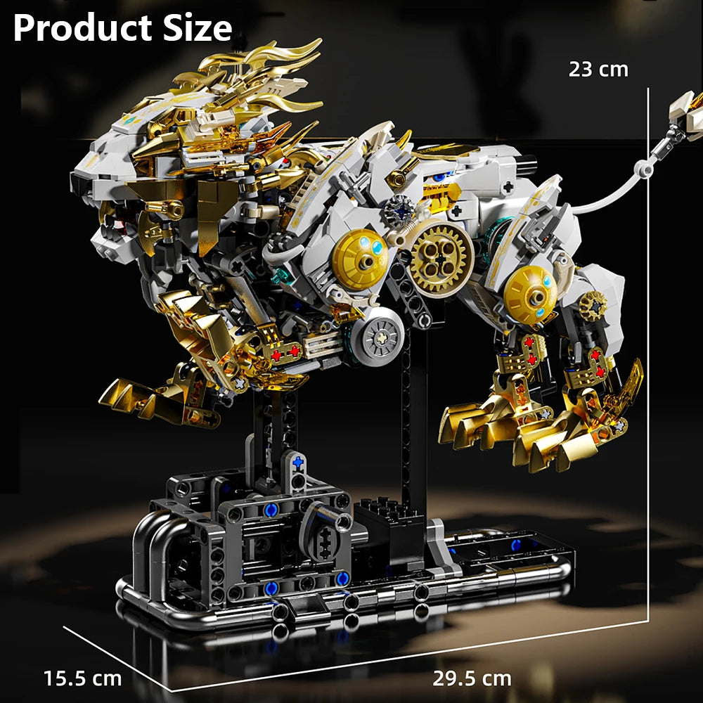 MJI 13090 Lion Semi Mechanical Lion 1077pcs
