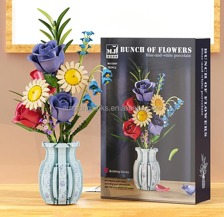 MJI 13067 BUNCH OF FLOWERS Blue-And-White Porcelain Creator Expert