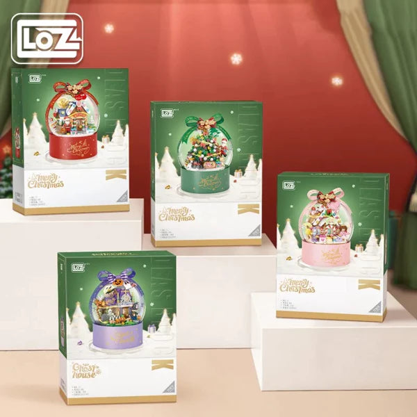 Loz 1304 Christmas Crystal Ball Landscaping