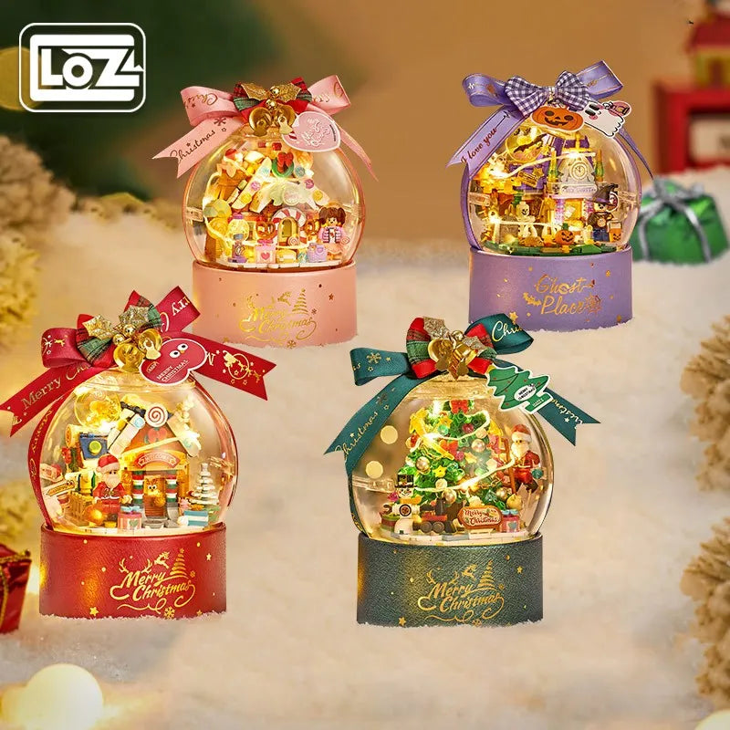 Loz 1304 Christmas Crystal Ball Landscaping